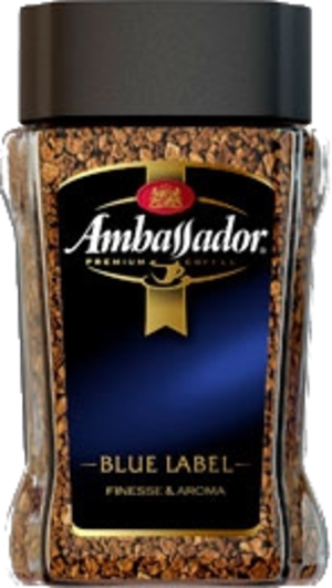 Ambassador. BLUE LABEL 95 гр. стекл.банка