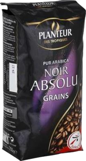 Planteur des Tropiques. Grains Noir Absolu зерновой 250 гр. мягкая упаковка