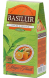 BASILUR. Волшебные фрукты Имбирь и Апельсин зеленый 100 гр. карт.пачка