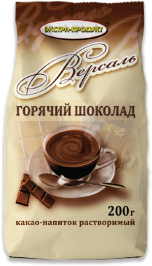 Белый Арап. Горячий шоколад Версаль 200 гр. мягкая упаковка