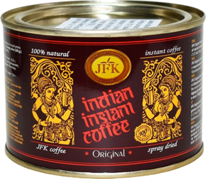 JFK. Indian Instant Coffee 100 гр. жест.банка
