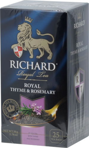 Richard. Royal Thyme and Rosemary карт.пачка, 25 пак.