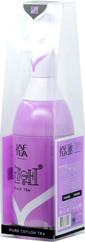 JAF TEA. Бутылка (черный) 100 гр. жест.банка
