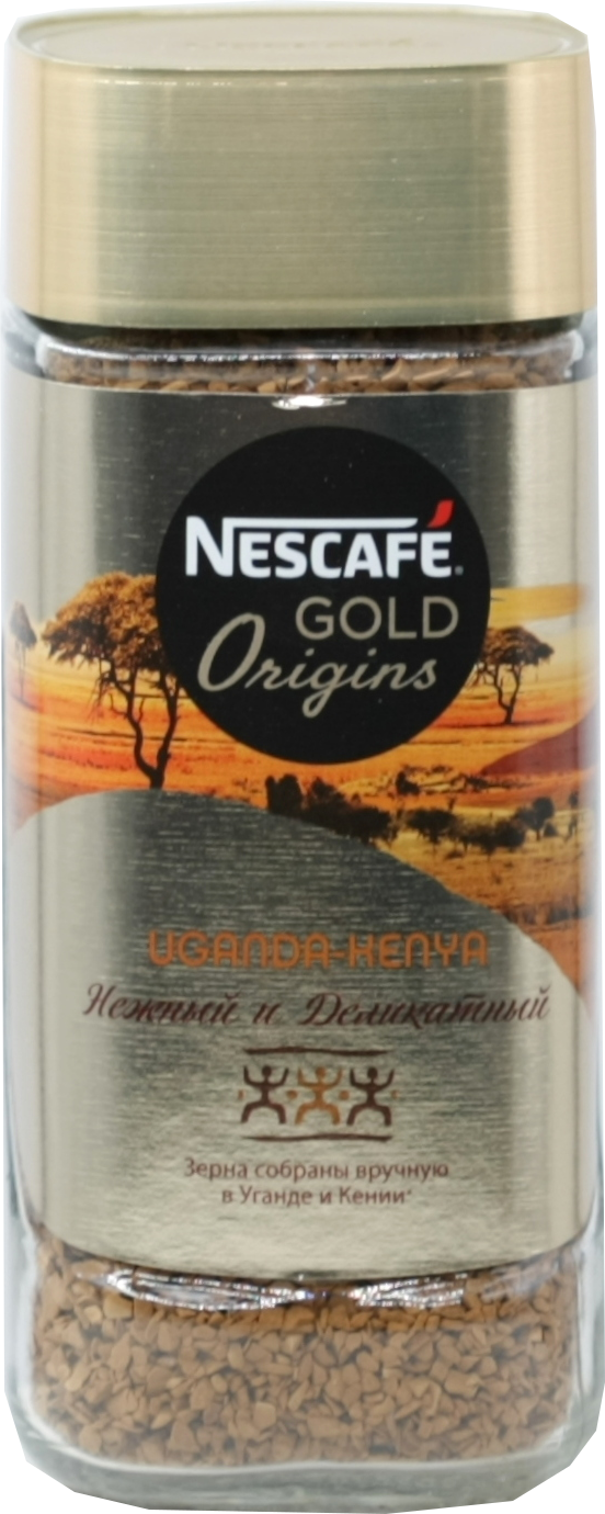 Nescafe. Gold Origins Uganda-Kenya 85 гр. стекл.банка