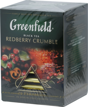 Greenfield. Redberry Crumble 36 гр. карт.пачка, 20 пирамидки