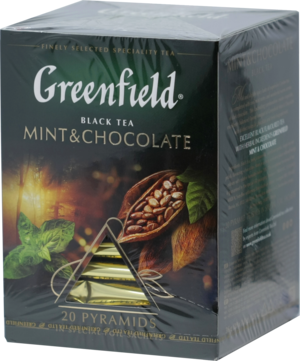 Greenfield. Mint & Chocolate 36 гр. карт.пачка, 20 пирамидки