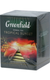 Greenfield. Tropical Sunset 36 гр. карт.пачка, 20 пирамидки