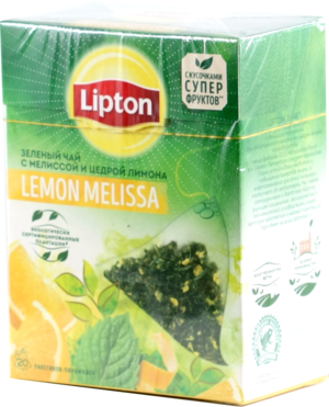 Lipton. Lemon Melissa 51 гр. карт.пачка, 20 пирамидки