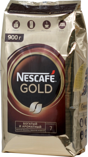 Nescafe. Gold 900 гр. мягкая упаковка