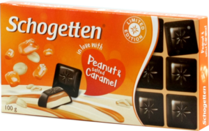 Schogеtten. In love with Peanut&Salted Caramel 100 гр. карт.упаковка (Уцененная)