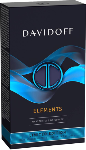 Davidoff. Elements молотый 250 гр. мягкая упаковка