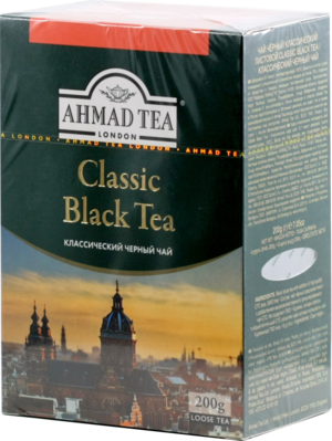 AHMAD TEA. Классический 200 гр. карт.пачка