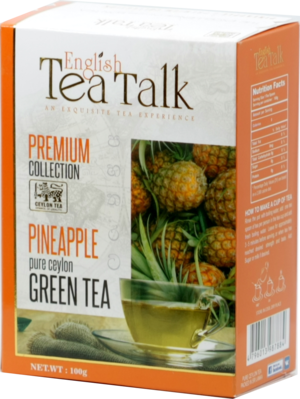 English Tea Talk. Green tea Pineapple 100 гр. карт.пачка