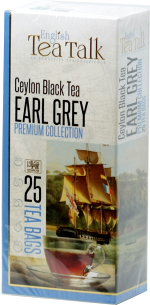 English Tea Talk. Black tea Earl Grey карт.пачка, 25 пак.