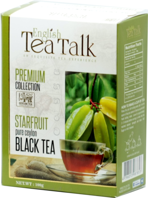 English Tea Talk. Black tea Starfruit 100 гр. карт.пачка