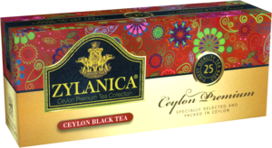 ZYLANICA. Ceylon Premium Black Tea 50 гр. карт.пачка, 25 пак.