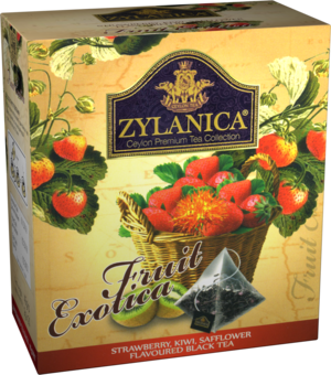 ZYLANICA. Fruit Exotica (клубника и киви) 40 гр. карт.пачка, 20 пак.