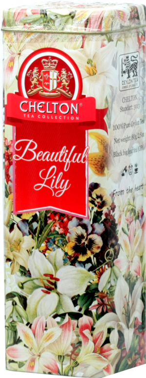 CHELTON. 8 марта. Прекрасные лилии/Beautiful lily 80 гр. жест.банка
