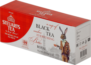 Steuarts. Black Tea Royal 	 50 гр. карт.пачка, 25 пак.