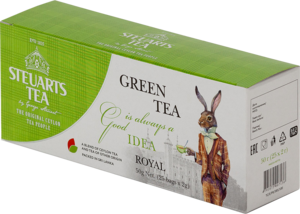 Steuarts. Green Tea Royal 50 гр. карт.пачка, 25 пак.