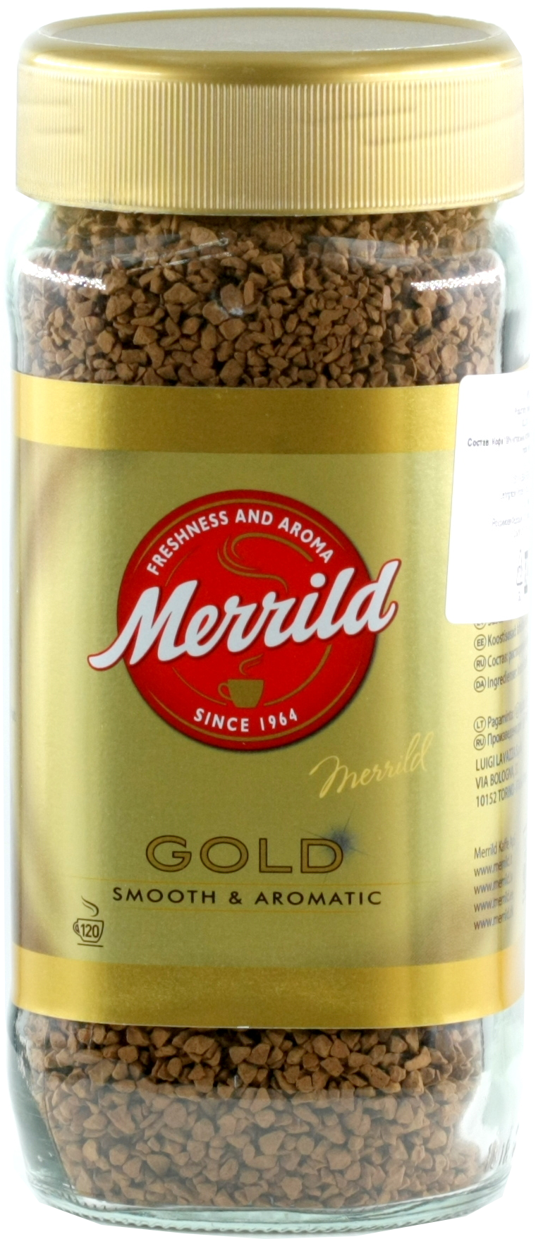 Merrild. Gold Smooth and Aromatic 200 гр. стекл.банка