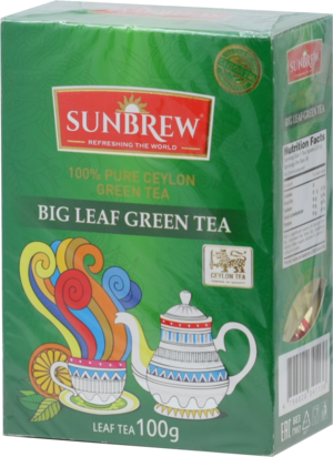 Sunbrew. Big Leaf Green Tea 100 гр. карт.пачка