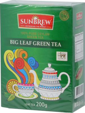 Sunbrew. Big Leaf Green Tea 200 гр. карт.пачка