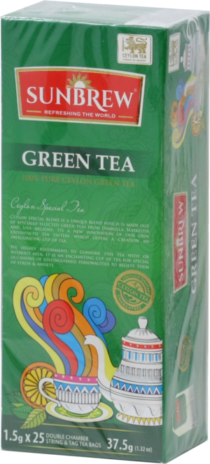 Sunbrew. Green Tea 37,5 гр. карт.пачка, 25 пак.