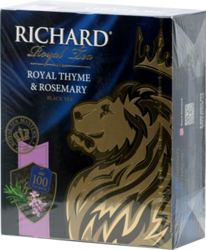 Richard. Royal Thyme and Rosemary карт.пачка, 100 пак.