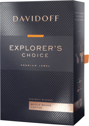 Davidoff. Explorer's choice (зерновой) 500 гр. мягкая упаковка