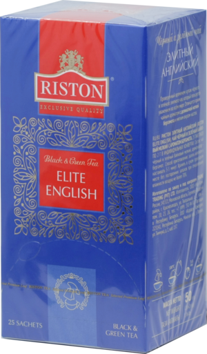 RISTON. English Elite Tea  карт.пачка, 25 пак.
