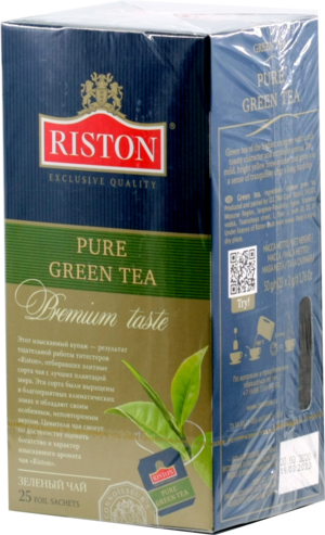 RISTON. Pure Green Tea карт.пачка, 25 пак.