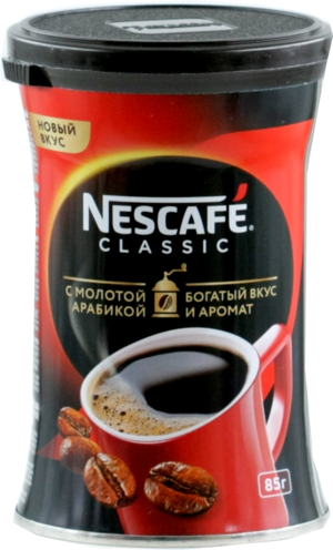 Nescafe. Classic с молотым 85 гр. жест.банка