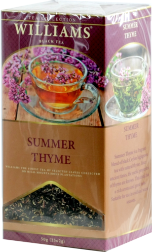WILLIAMS. Summer thyme карт.пачка, 25 пак.