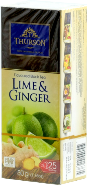 Thurson. Lime&Ginger карт.пачка, 25 пак.