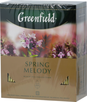Greenfield. Spring Melody карт.пачка, 100 пак.
