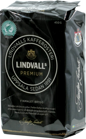 Lindvall's. PREMIUM молотый 450 гр. вакуумная упаковка (пакет)
