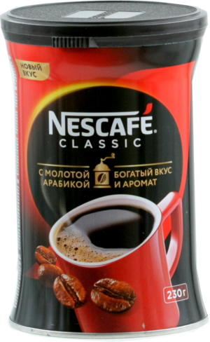 Nescafe. Classic с молотым 230 гр. жест.банка
