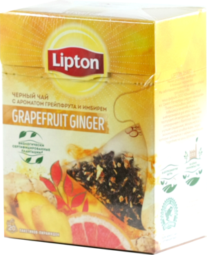 Lipton. Grapefruit/Ginger карт.пачка, 20 пирамидки