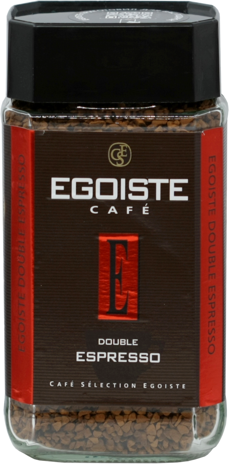 EGOISTE. Double Espresso 100 гр. стекл.банка