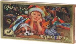 Dolche Vita. Новый год. Шоколад Зимний вечер 100 гр. карт.упаковка