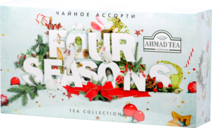AHMAD TEA. Новый год. Подарочный набор Four Seasons карт.упаковка, 90 пак.