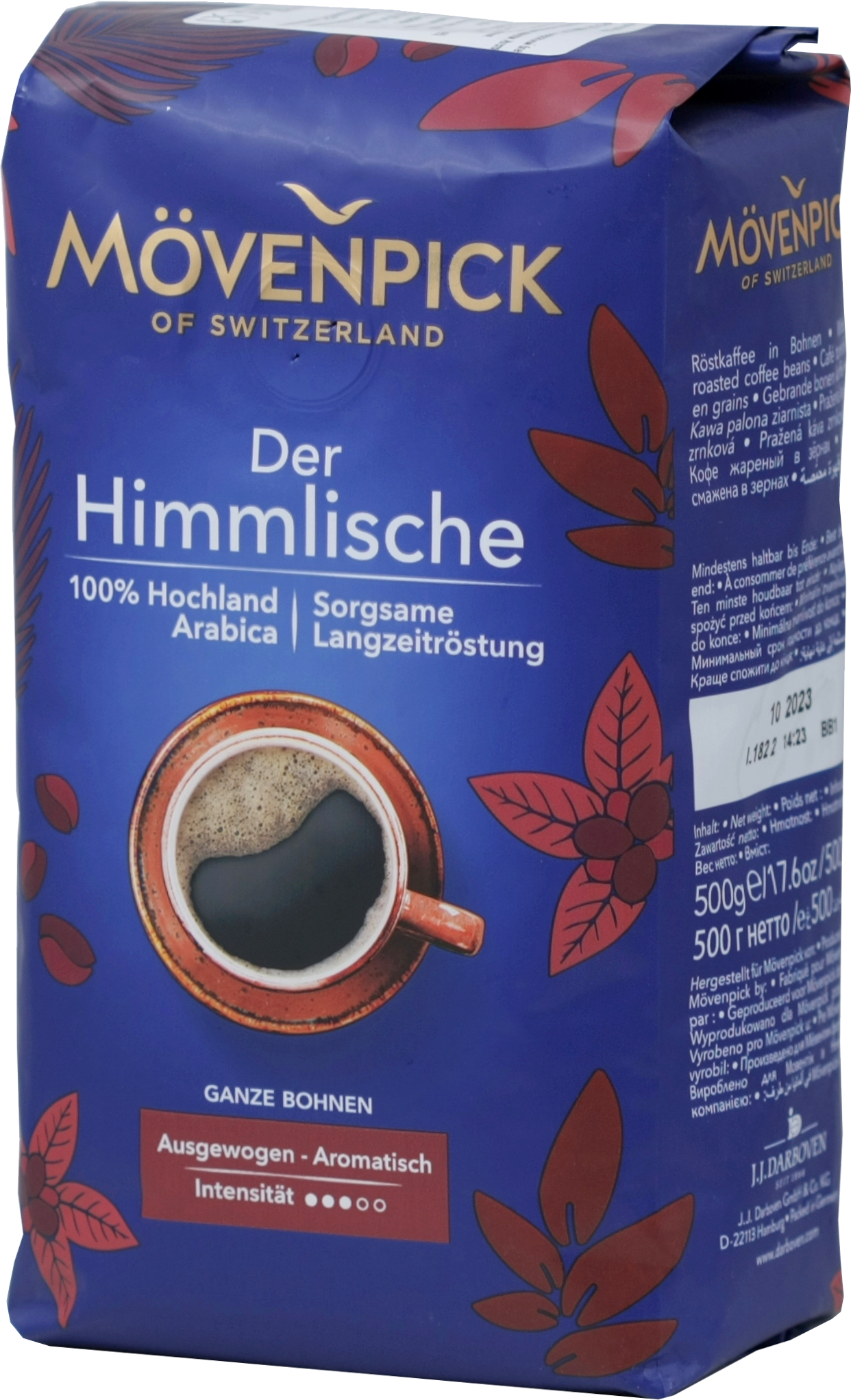 Mövenpick. Der Himmlische (зерновой) 500 гр. мягкая упаковка - Чай&amp;Кофе ОПТ