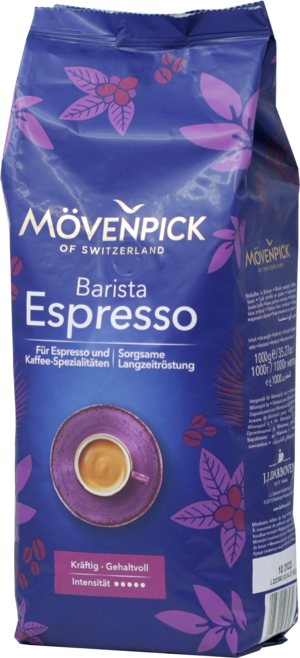 Mövenpick. Barista Espresso (зерновой) 1 кг. мягкая упаковка