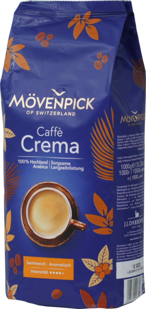 Mövenpick. Caffè Crema (зерновой) 1 кг. мягкая упаковка