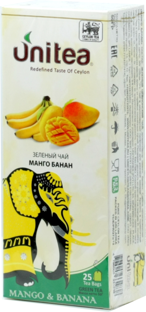 UNITEA. Mango&Banana карт.пачка, 25 пак.
