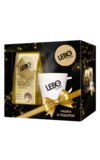LEBO. Подарочный набор Gold молотый 2 пачки по 200г + чашка 400 гр. карт.упаковка