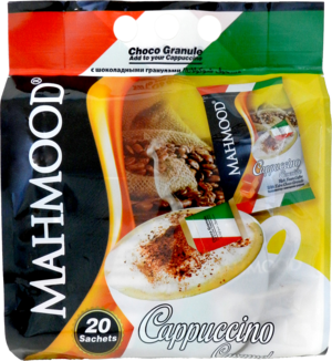 MAHMOOD Coffee. Cappuccino Caramel 500 гр. мягкая упаковка, 20 пак.