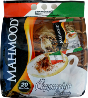 MAHMOOD Coffee. Cappuccino Chocolate 500 гр. мягкая упаковка, 20 пак.