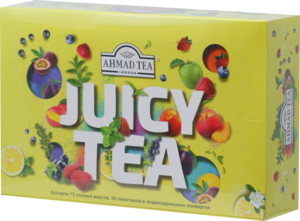 AHMAD TEA. Ассорти Juicy tea карт.пачка, 60 пак.